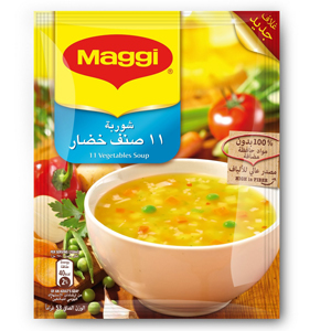شوربة ماجي 11 صنف خضار 53 جرام