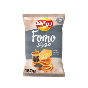 بطاطس ليز فورنو بالفلفل الاسود 160 جرام
