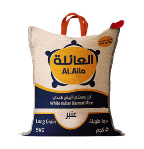 لعائلة أرز بسمتي أبيض هندي عنبر 5 كج