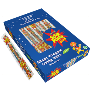 حلاوة شريط حامض حلو مشكل 10 جرام