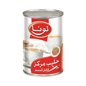 حليب لونا مركز كامل الدسم 400 جرام