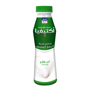 لبن اكتيفيا الصافي كامل الدسم  850 مل