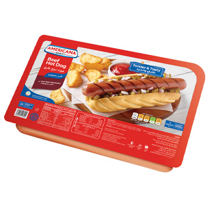 هوت دوج بقري امريكانا 450 جرام