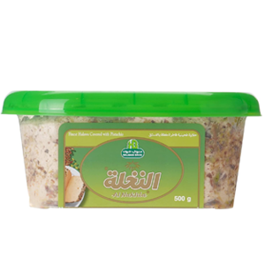 حلاوة حلواني مغطاة بالفستق النخلة 500 جرام