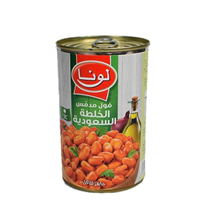 فول مدمس لونا خلطة سعودية 450 جرام