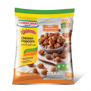 امريكانا تويستر بوب كورن دجاج عادي 750 جرام