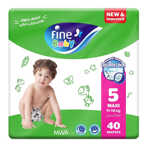 فاين بيبي ماكسي مقاس 5 - 40 حفاض