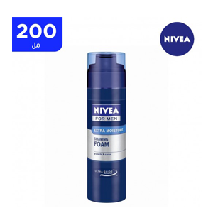 نيفيا رغوة الحلاقة للترطيب الاضافي 200 مل