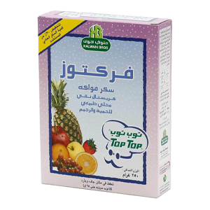 سكر حلواني فركتوز توب توب 250 جرام