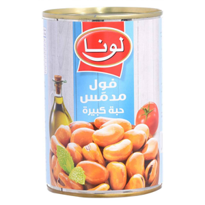 فول لونا مدمس حبة كبيرة 380 جرام